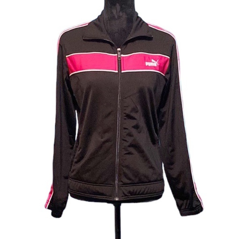 Puma Zip Up Track Jacket - Size Medium